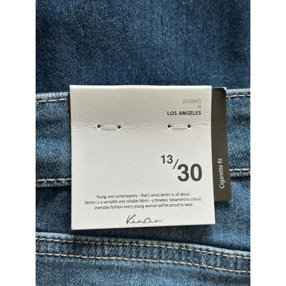 KanCan Janice High Rise Cigarette Leg Jeans in Medium Wash - Sz 13/30 - NWT - Picture 5 of 7